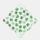 Groene Shamrock patronen St. Patrick's Day Bedankdoosjes (Uitgevouwen)