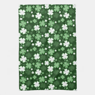 Groene Shamrock, St. Patrick's Dag Theedoek
