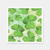 Groene Shamrock St Patrick's iPhone 5 Case-Mate Servet (Voorkant)