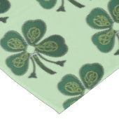 Groene Shamrocks 2025 Tafelkleed (Gekanteld)
