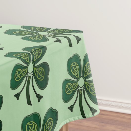 Groene Shamrocks 2025 Tafelkleed (Voorbeeld)