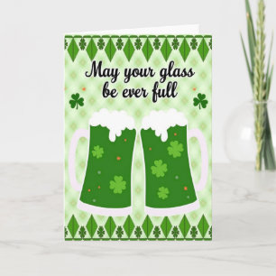 Groene Shamrocks Cheers Kaart