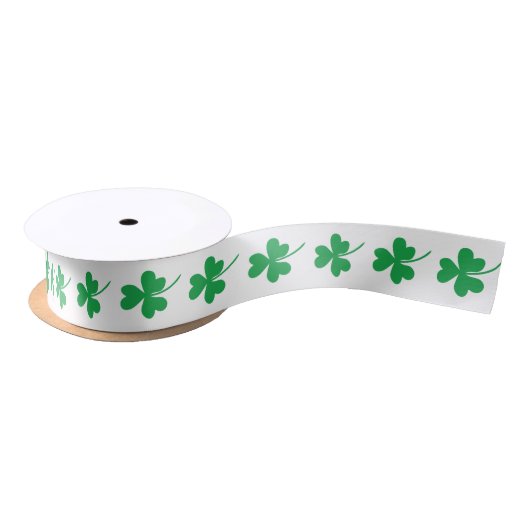 Groene Shamrocks voor St Patrick's Day Lint (Spoel)