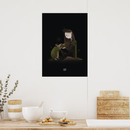 GROENE SHELL ARMADILLO van Alexandra Dikaia Poster