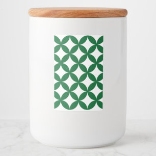 Groene Shippo Food Label 2x3 Voedselcontainer Etiket
