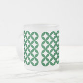 Groene Shippo Frosted Mok (Voorkant links)