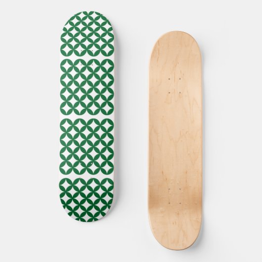 Groene Shippo Skateboard Deck (Voorkant)