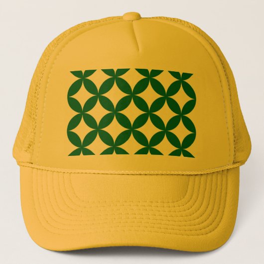 Groene Shippo Trucker Hat Pet (Voorkant)