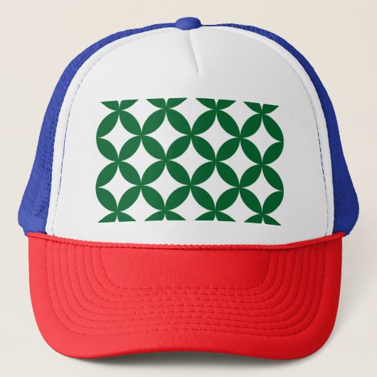 Groene Shippo Trucker Hat Pet (Voorkant)