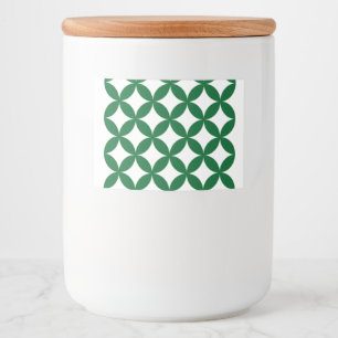 Groene Shippo Voedsel Container Label Voedselcontainer Etiket