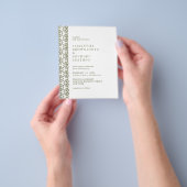 Groene Sierlijst Flyer (Hand)