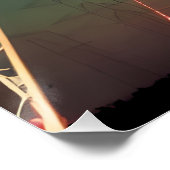 Groene Sky Pylons Perfect Poster (Hoek)