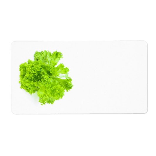 Groene sla etiket (Voorkant)