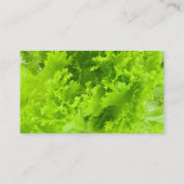 Groene sla visitekaartje (Achterkant)