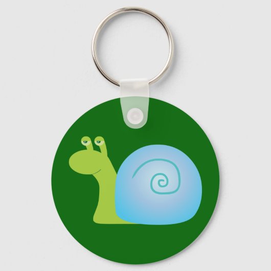 Groene slak sleutelhanger (Voorkant)