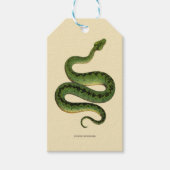 Groene slang cadeaulabel (Voorkant)