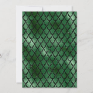 Groene Slang Serpent Reptiel Patroon Kaart