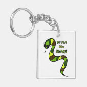 Groene slang sleutelhanger (Voorkant Links)