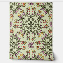 Groene Slangen Bloemen Mandala Botanische Fantasie