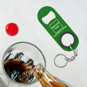 Groene Sleutelhanger voor zakelijk gebruik en fles Mini Flessenopener