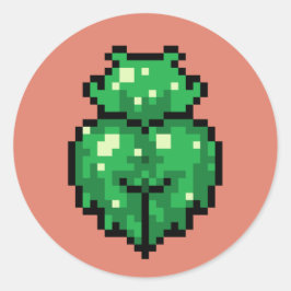 Groene slijm meisje Sticker