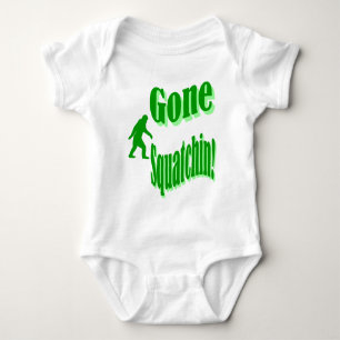 Groene slogan romper