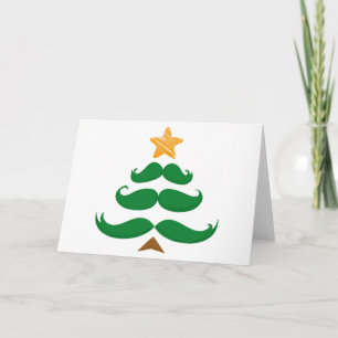 groene snor feestdagen kaart