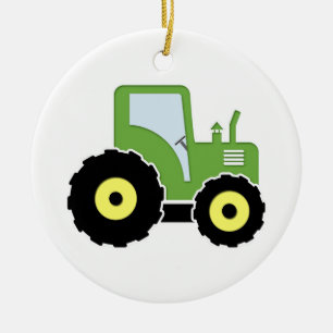Groene speelgoed keramisch ornament