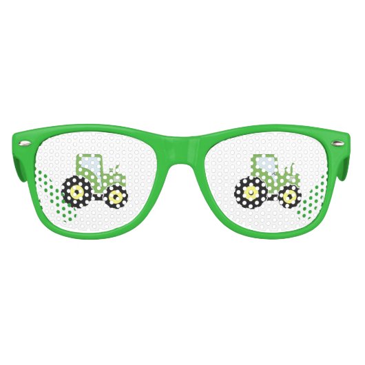 Groene speelgoed kinder zonnebril (Voorkant)