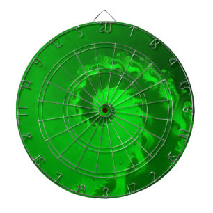 Groene Spiral Fractal Dart Board Dartbord