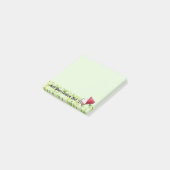  Groene Splatter & Potlood Schetsen Limoen Post-it® Notes (Schuin)