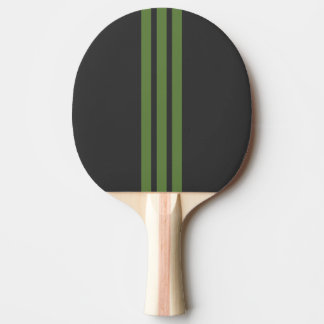 Groene sportstrip pingpongbat tafeltennisbatje