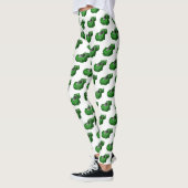 Groene sportwagen met luchtfolie leggings (Links)