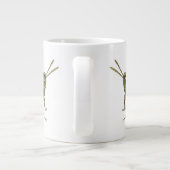 Groene sprinkhaan extra grote beker (Achterkant)