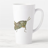 Groene sprinkhaan latte mok (Rechts)