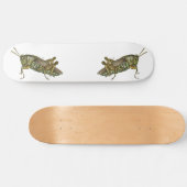 Groene sprinkhaan skateboard (Horizontaal)