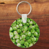 Groene spruitjes sleutelhanger (Voorkant)