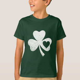 Groene St. Patrick's Day Ierse Patty's Hart Klaver T-shirt
