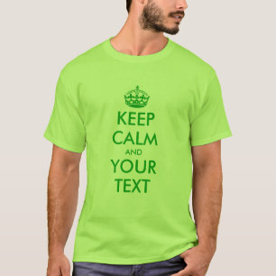 Groene St patricks t-shirt   van de Dag houdt kalm
