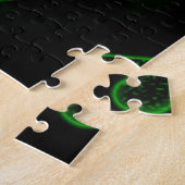 Groene staafvormige bacteriën legpuzzel (Zijkant)