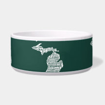 Groene staat van Michigan steden