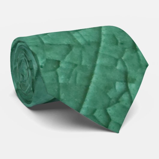Groene steenscheuren stropdas (Opgerold)