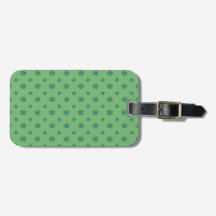 Groene Ster Bagage Label