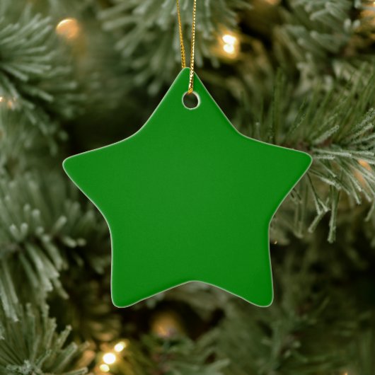 Groene Ster Keramisch Ornament (Boom)