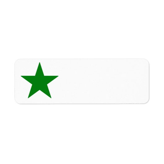 Groene Ster Label (Voorkant)