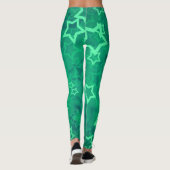 Groene Ster Leggings (Achterkant)