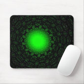 Groene Ster Mousepad Muismat (Met muis)