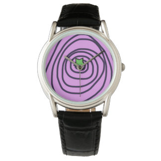 Groene ster werveling horloge