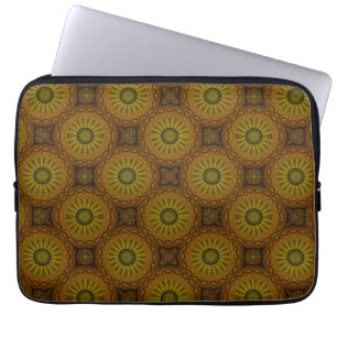 Groene sterren laptop sleeve