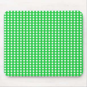 Groene sterren muismat